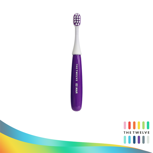 The Twelve Toddler Toothbrush in Vivid Color 1 piece (1-3 years old)