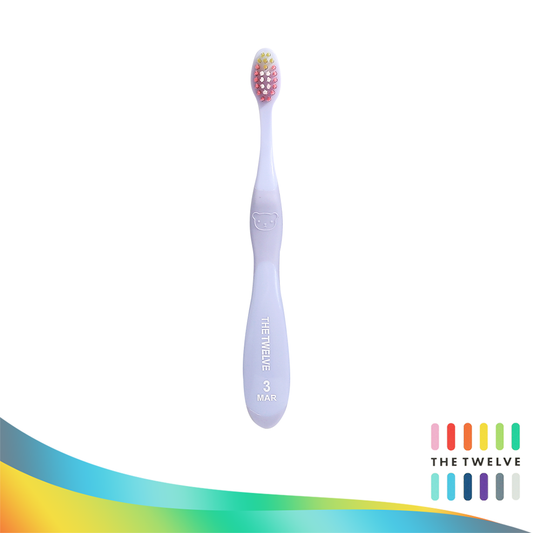 The Twelve Kids Toothbrush in Pastel Color 1 piece (Ages 3+)