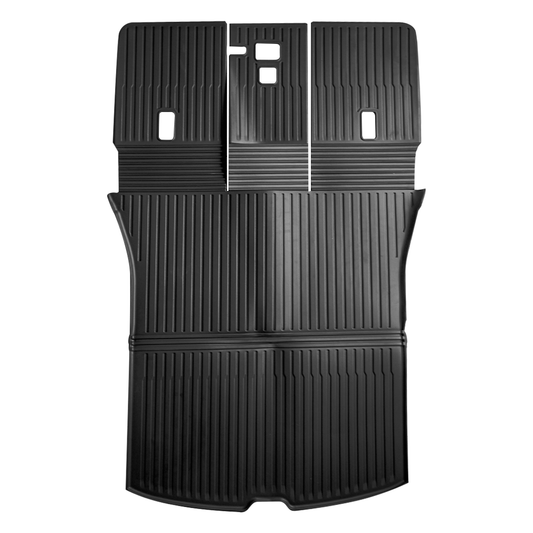 TESLA 2025 Model Y Juniper Interior TPE Cargo Liner Backseat with Rear Trunk Floor Mat