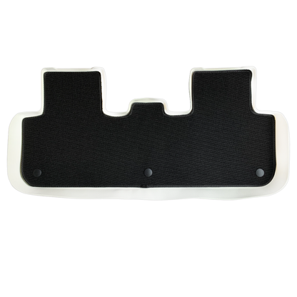 TESLA 2025/2026 Model Y Juniper Waterproof TPE Odorless Cargo Liners Floor Mats - White 1 SET (9PCS)
