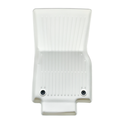 TESLA 2025/2026 Model Y Juniper Waterproof TPE Odorless Cargo Liners Floor Mats - White 1 SET (9PCS)