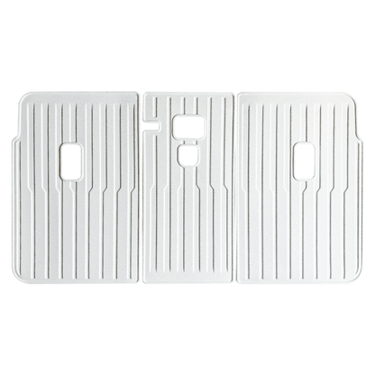TESLA 2025/2026 Model Y Juniper Waterproof TPE Odorless Cargo Liners Floor Mats - White 1 SET (9PCS)
