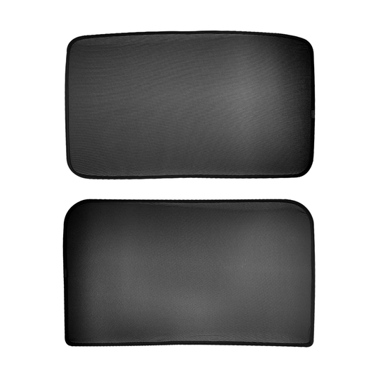 TESLA 2025+ Model 3 Highland Foldable Front and Rear Sunroof Mesh Sunshade for Glass Roof (Black)