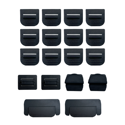 TESLA 2025/2026 Model Y Juniper Foldable Front and Rear Sunroof Mesh Sunshade for Glass Roof (Black)