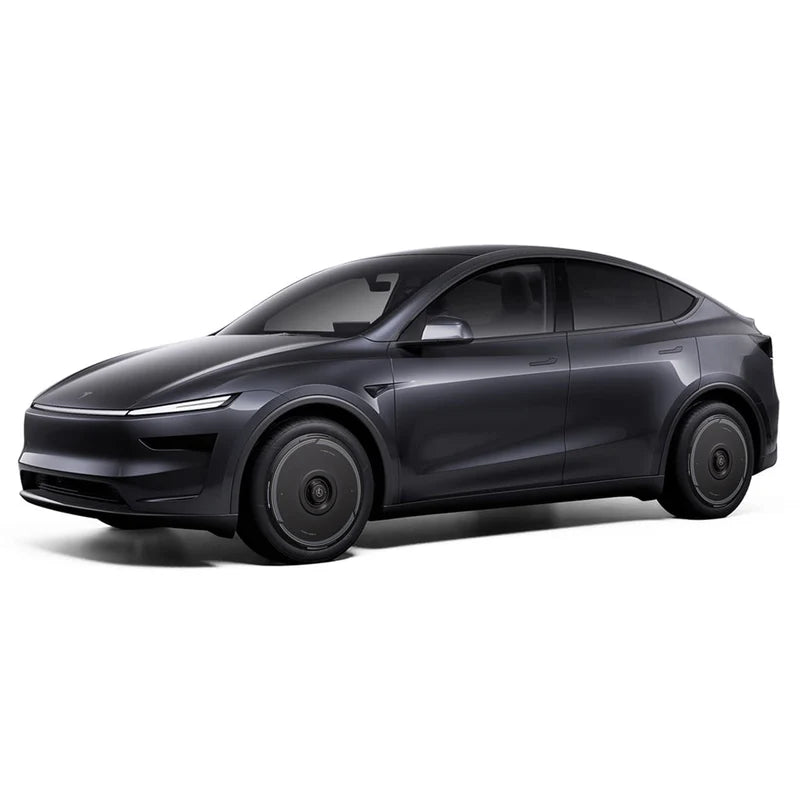 Haloblk HaloDisc 2 Wheel Covers for Tesla Model 3 &  Model Y Juniper 19" Crossflow Wheels - Cyber Track (Black)