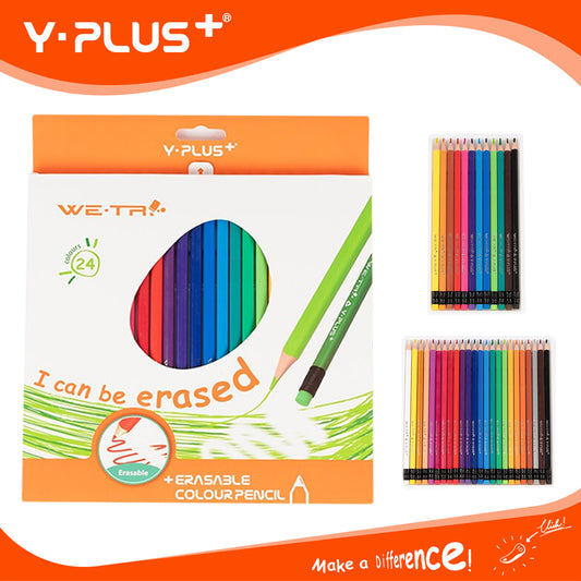 Y-Plus+ WE-TRI Erasable Colour Pencil