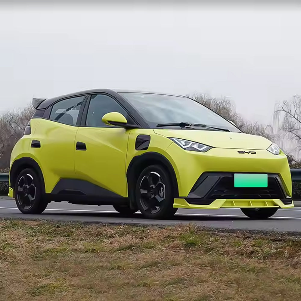 BYD Seagull Body Kit Front Chin and Rear Chin - 1 SET (2PCS) - Yellow Green