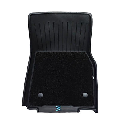 HALOBLK Tesla 2025 Model Y Juniper Waterproof Injected Molded TPE Odorless Cargo Liners Floor Mats - Double Layer