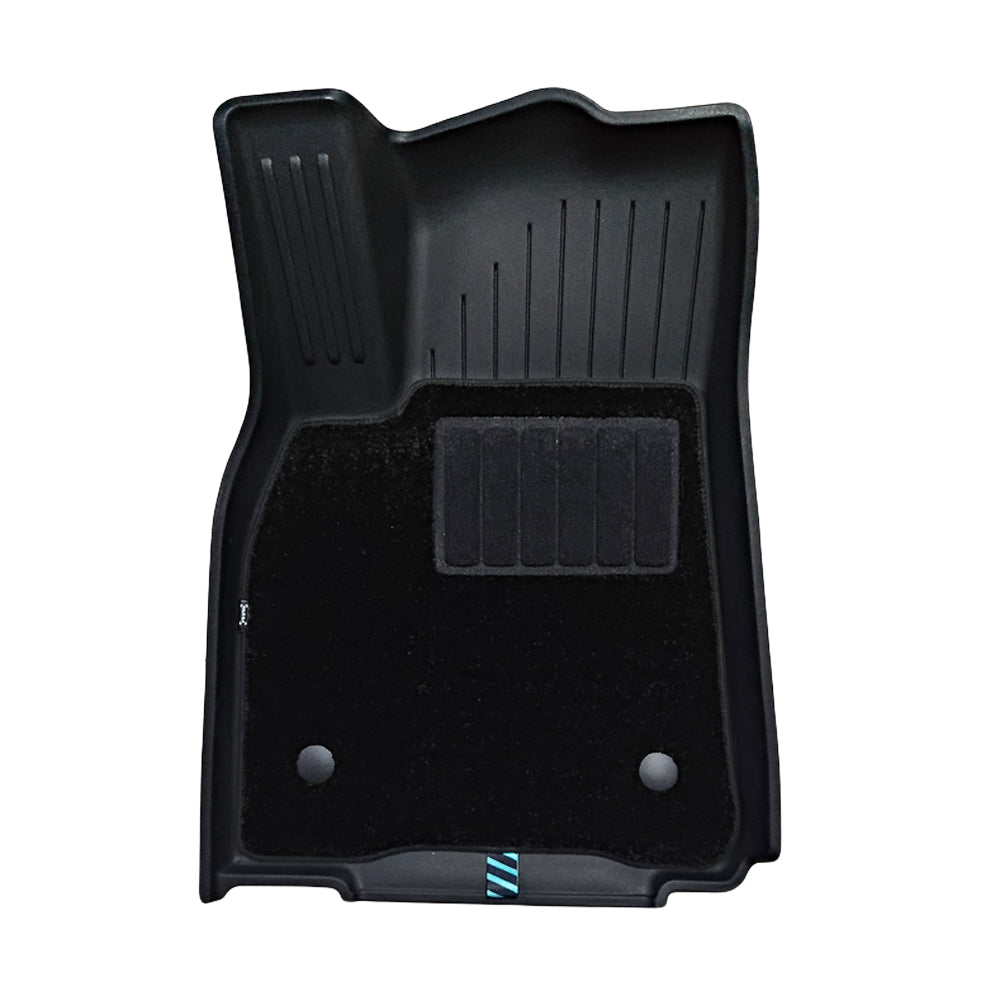 HALOBLK Tesla 2025 Model Y Juniper Waterproof Injected Molded TPE Odorless Cargo Liners Floor Mats - Double Layer