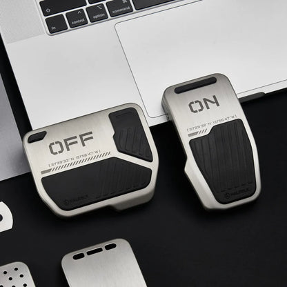 Alloy Car Pedal Covers for Tesla｜Toy Switch