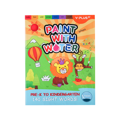 Y-Plus+ Paint with Water Pre-K to Kindergarten Coloring Book