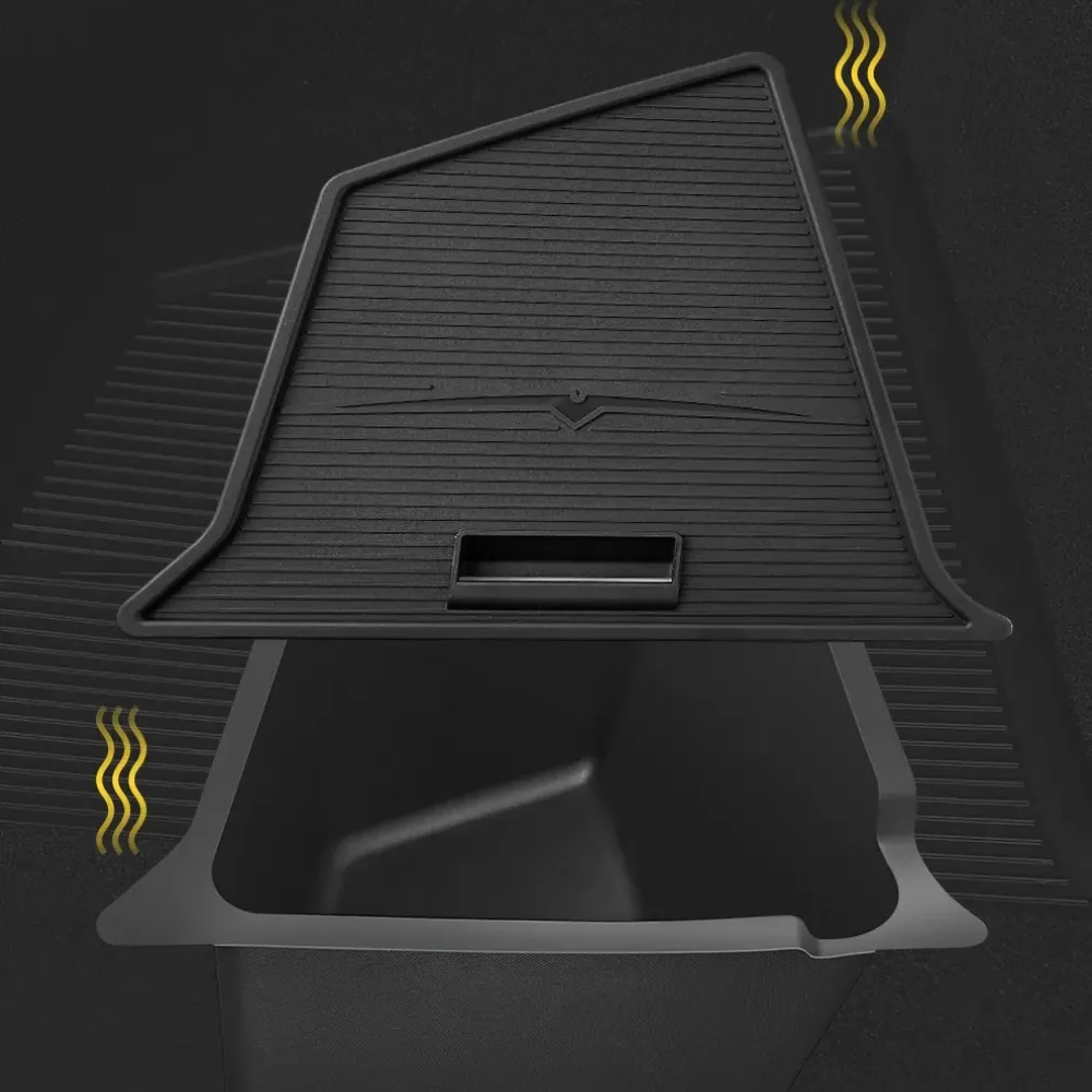 3W TESLA 2024-2026 Model 3 Highland TPE Rear Trunk Storage Box - 1 SET (2PCS)