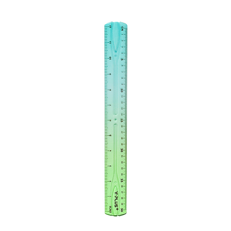 Y-Plus+ 1 Pc Unbreakable Color Ruler 30cm