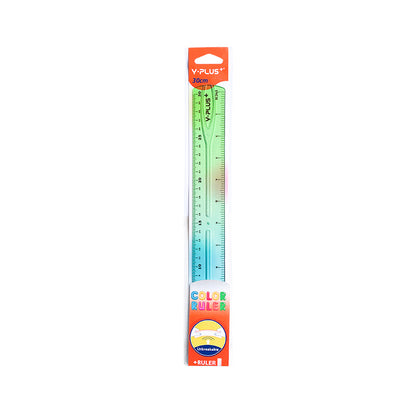 Y-Plus+ 1 Pc Unbreakable Color Ruler 30cm