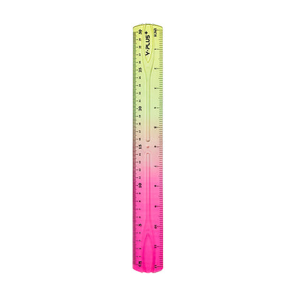 Y-Plus+ 1 Pc Unbreakable Color Ruler 30cm