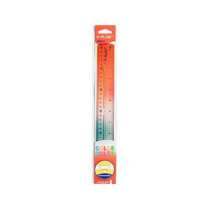 Y-Plus+ 1 Pc Unbreakable Color Ruler 30cm