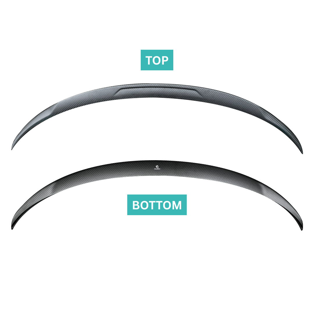 HALOBLK Carbon Fiber Rear Spoiler for Tesla 2025-2026 Model Y Juniper - Matte