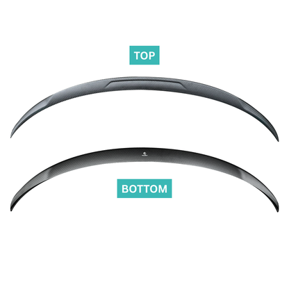 HALOBLK Carbon Fiber Rear Spoiler for Tesla 2025-2026 Model Y Juniper - Matte