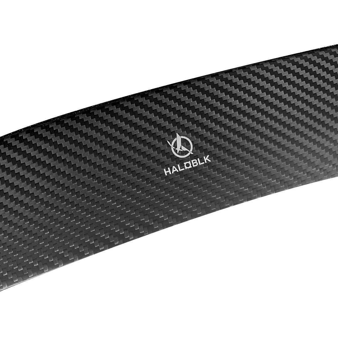HALOBLK Carbon Fiber Rear Spoiler for Tesla 2025-2026 Model Y Juniper - Matte