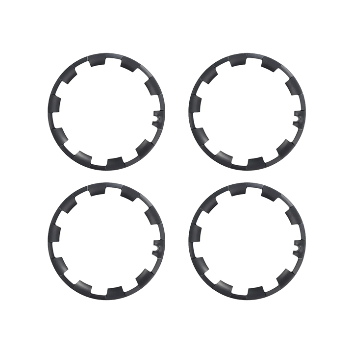 TESLA 2025/2026 Model Y Juniper ABS+PC 20 Inch Wheel Hub Protection Ring - 1 SET (4PCS)