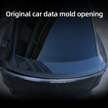 TESLA 2025 Model Y Juniper ABS High Performance P Version Carbon Fiber Rear Spoiler - Glossy
