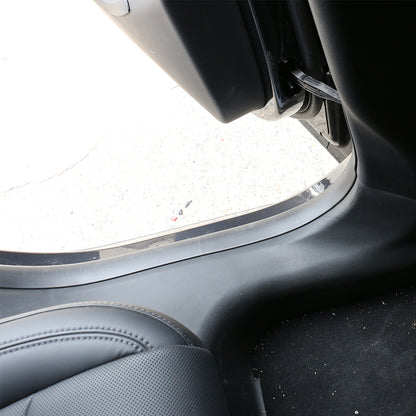 TESLA 2025 Model Y Juniper TPE Front and Rear Door Sill Protector Threshold Strip - 1SET(4PCS)