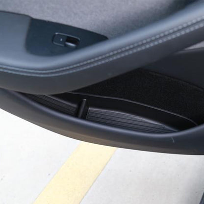 TESLA 2025 Model Y Juniper TPE Side Storage Side Door Handle Organizer - 1SET (4PCS)