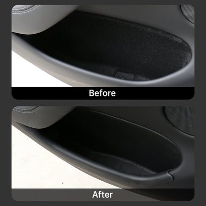 TESLA 2025 Model Y TPE Front and Rear Door Side Storage Box Organizer
