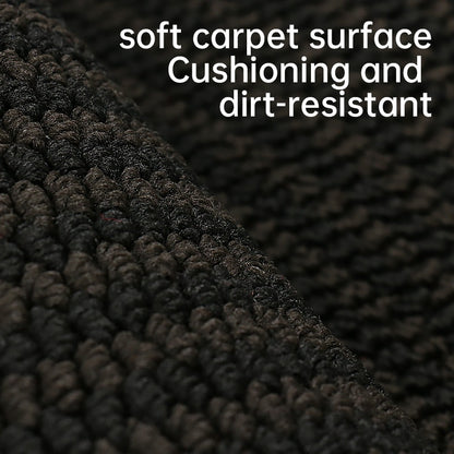 TESLA 2025 Model Y TPE Odorless Double Layer Cargo Liners Floor Mats with Soft Carpet
