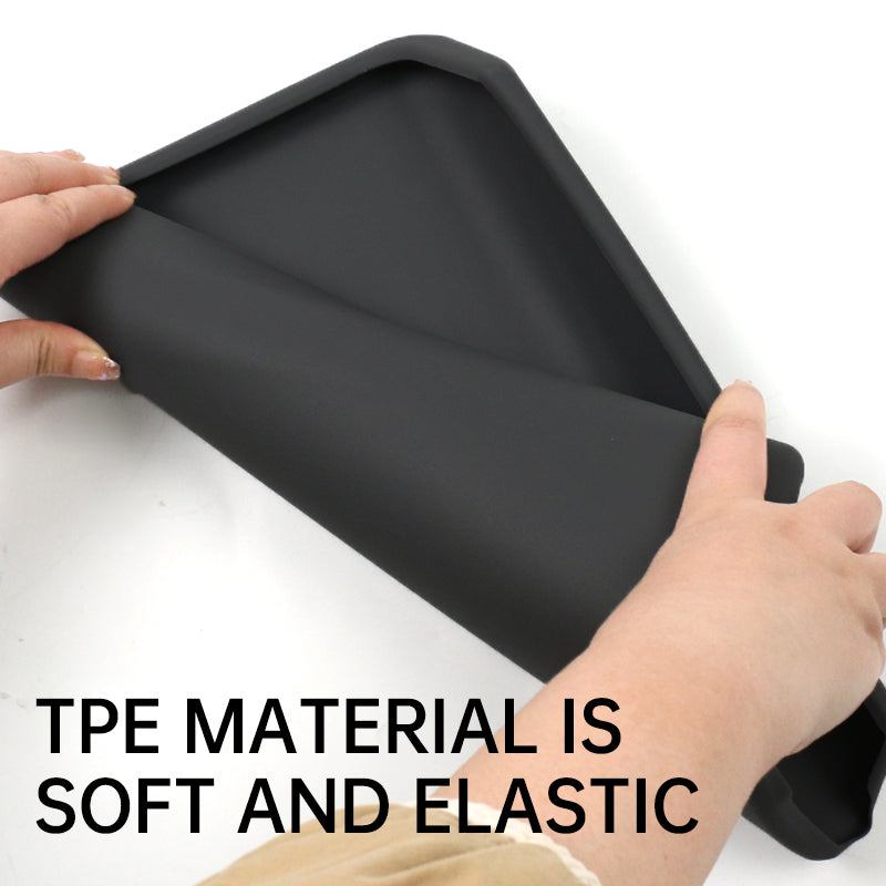 TESLA 2025 Model Y Juniper and Model 3 TPE Armrest Center Console Cover - Black
