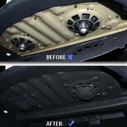 TESLA Model 3 Highland 2024 to 2026 Rear Trunk Soundproofing Kit Insulation Cover - Black