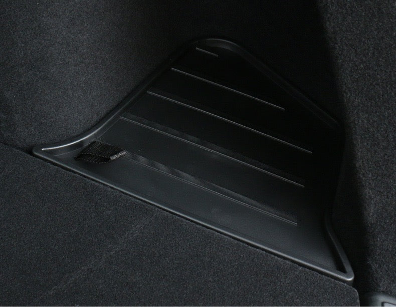 TESLA 2025 Model Y Juniper TPE Rear Trunk Side Storage Organizer - 1SET (2PCS)