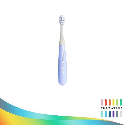 The Twelve Toddler Toothbrush in Pastel Color 1 piece (1-3 years old)