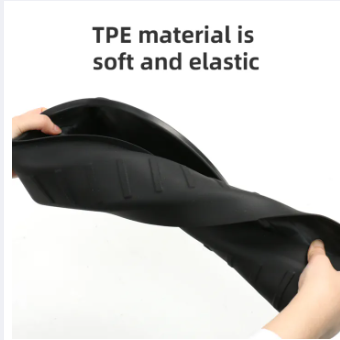 2025 TESLA Model Y Juniper Waterproof TPE Odorless Cargo Liners Floor Mats - Trunk Sill Strip