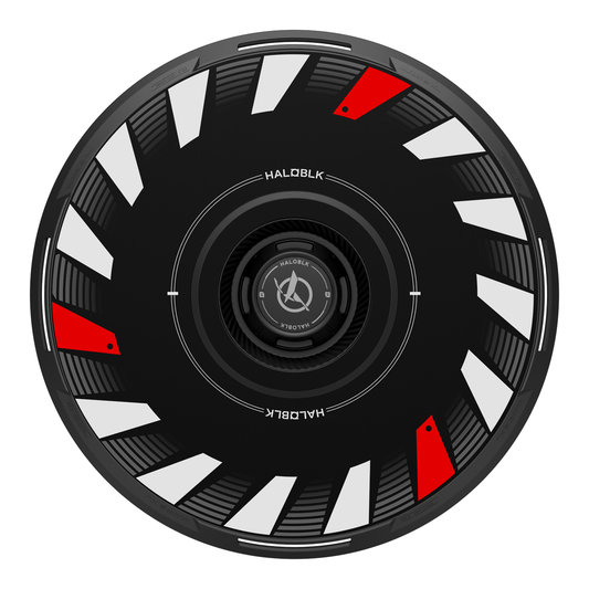 HALODISC 2 Turbo | Set of 4 Wheel Covers for Tesla Model Y, Model Y L and Model 3 19" Crossflow Wheel