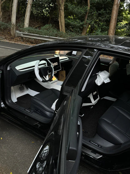 CIIYAA TESLA 2025/2026 Model Y Juniper | Model 3 ABS PureDeco Rear Center Console Anti-Kick Plate Cover