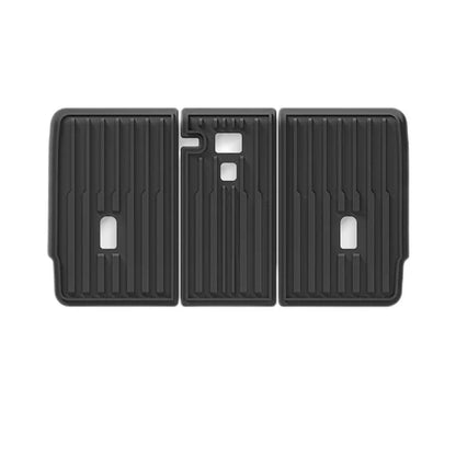 Haloblk Tesla 2025 Model Y Juniper Waterproof TPE Injected Molded Odorless Cargo Liners Floor Mats - 1 SET (6PCS)