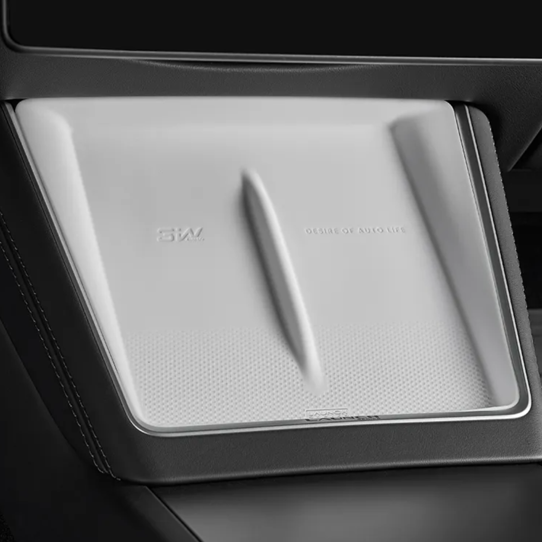 3W Tesla Model Y Juniper Car Interior Silicone Wireless Charging Anti-Slip Pad