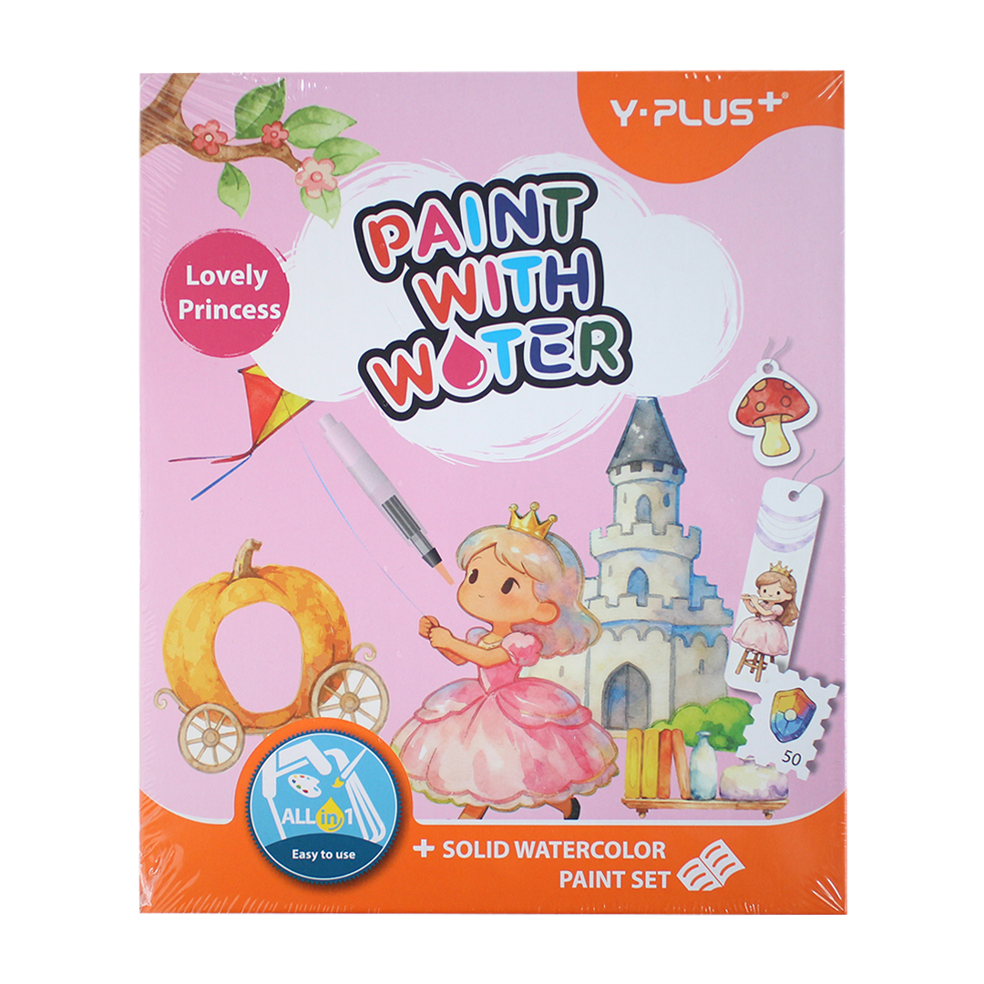 Y-Plus+ Paint with Water Coloring Book