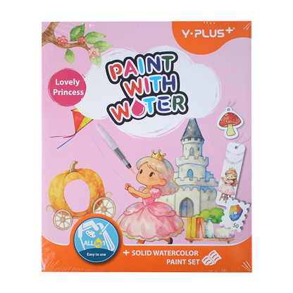 Y-Plus+ Paint with Water Coloring Book
