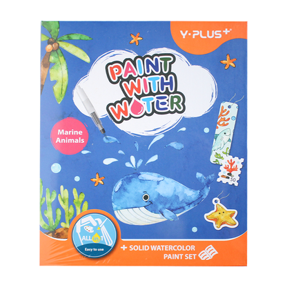 Y-Plus+ Paint with Water Coloring Book