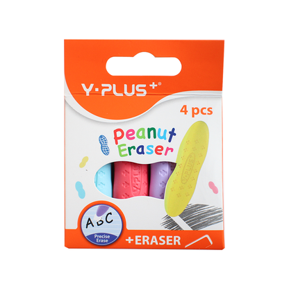 Y-Plus+ Peanut Eraser (4pcs)