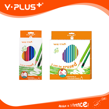 Y-Plus+ WE-TRI Erasable Colour Pencil