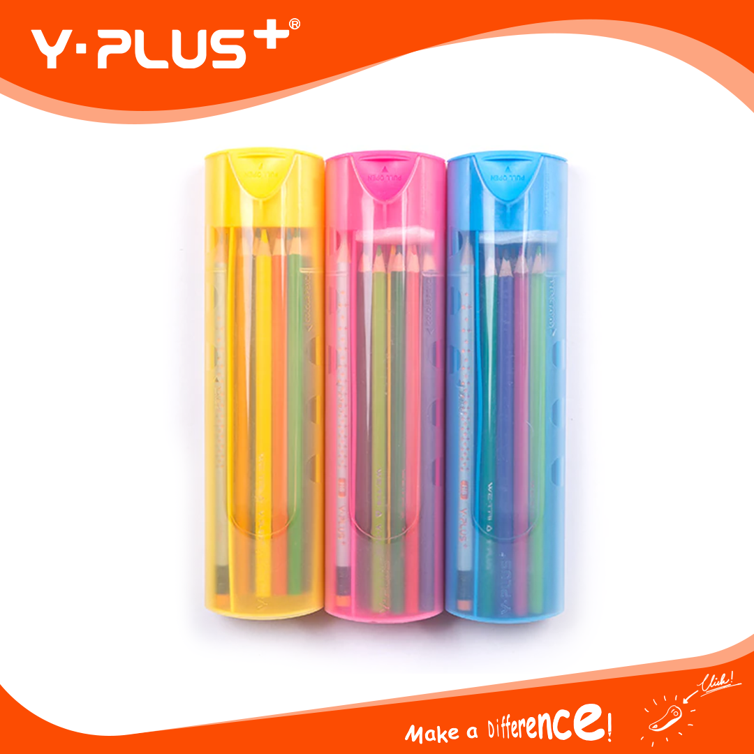 Y-Plus+ Submarine Colour Pencil - 12 Colours