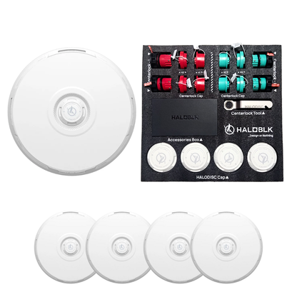 HALODISC 2 RTP  (White) | Set of 4 Wheel Covers for Tesla  Model 3 & Model Y 20" Crossflow Wheel