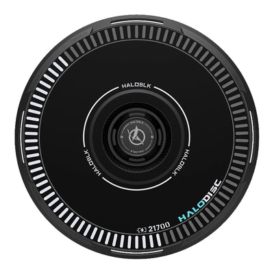 HALODISC 2 Charging (Black) | Set of 4 Wheel Covers for Tesla Model Y, Model Y L and Model 3 Y 19" Crossflow Wheel
