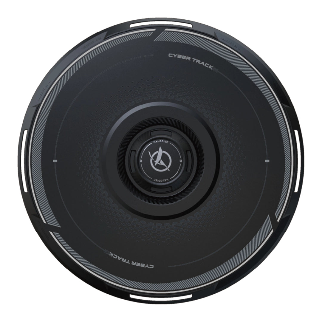 Haloblk HaloDisc 2 Wheel Covers for Tesla Model 3 &  Model Y Juniper 19" Crossflow Wheels - Cyber Track (Black)