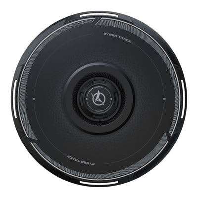 HALODISC 2 Cyber Track (Black) | Set of 4 Wheel Covers for Tesla Model Y, Model Y L and Model 3 19" Crossflow Wheel