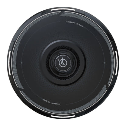 Haloblk HaloDisc 2 Wheel Covers for Tesla Model 3 &  Model Y Juniper 19" Crossflow Wheels - Cyber Track (Black)