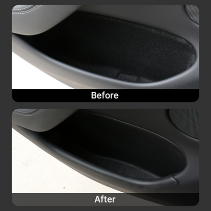 3W Tesla 2025-2026 Model Y Juniper Car Interior Front and Rear Full Door Protection and Organizer - 1 SET (4PCS)